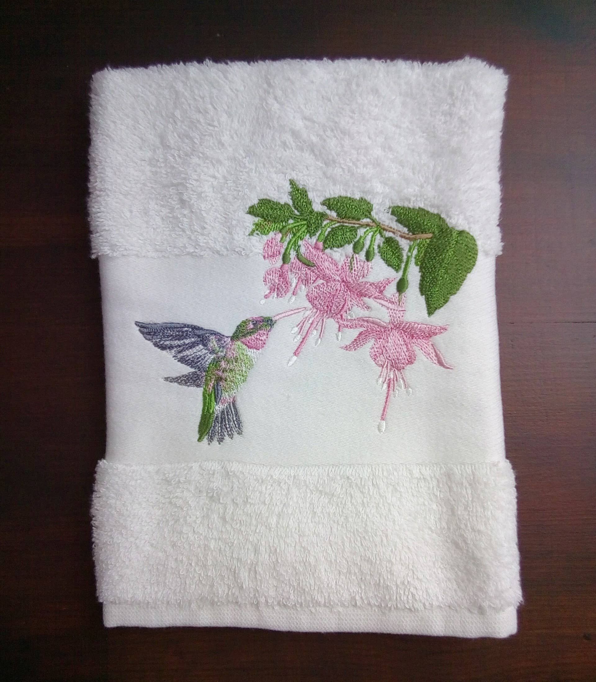 Nordlinen - Wholesale Tea Towel - Hummingbird Embroidery Towels For Face, Hand, Kitchen3