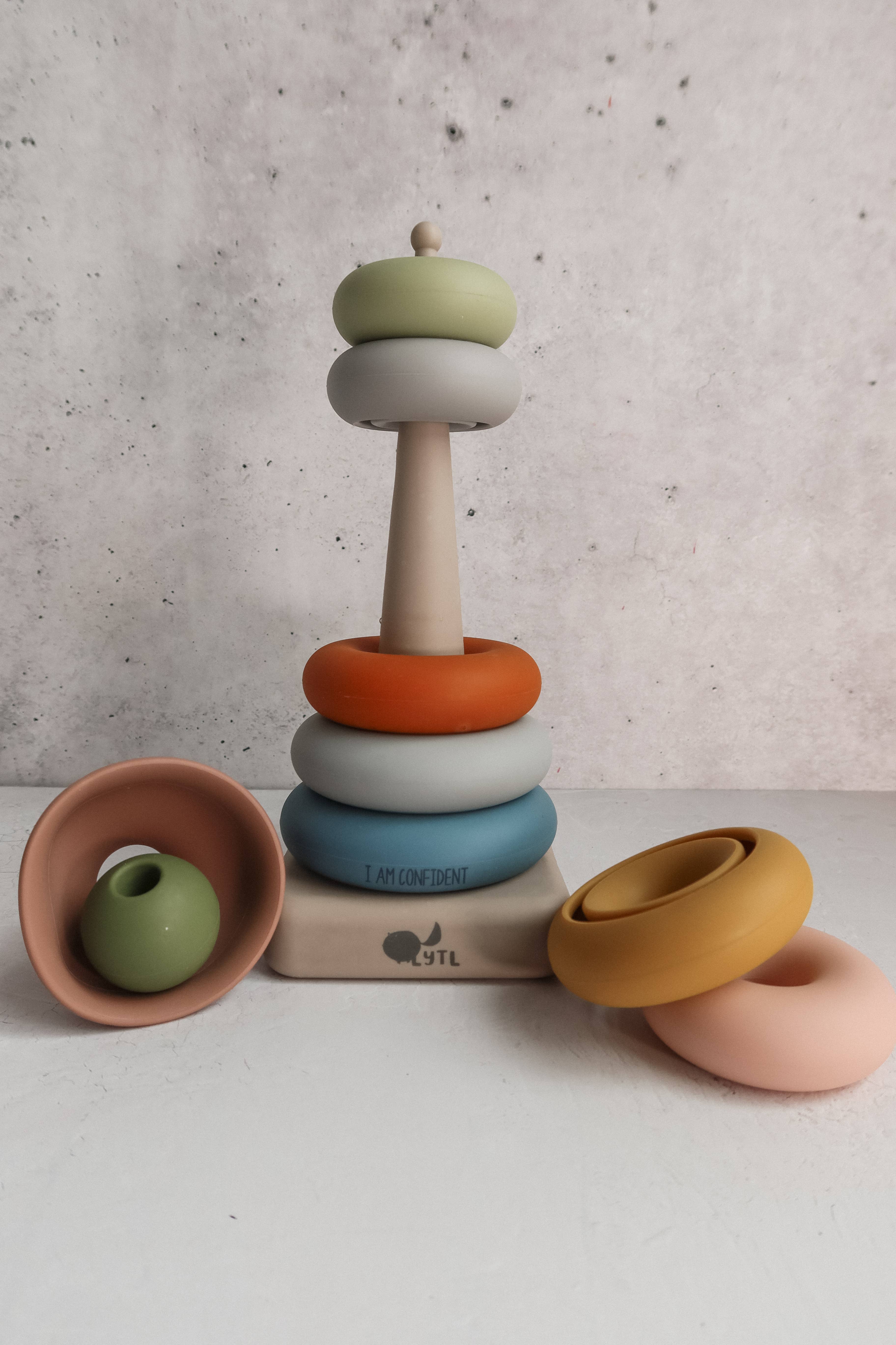 Lytl Store - Wholesale Building Set - Kids - Montessori Silicone Ring Stacker | Toddler Sensory Toy2
