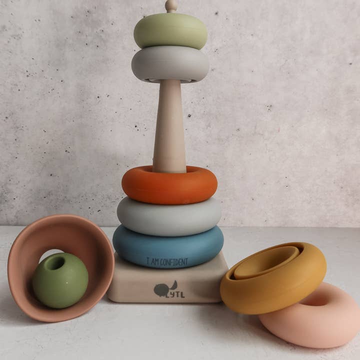 Lytl Store - Wholesale Building Set - Kids - Montessori Silicone Ring Stacker | Toddler Sensory Toy2