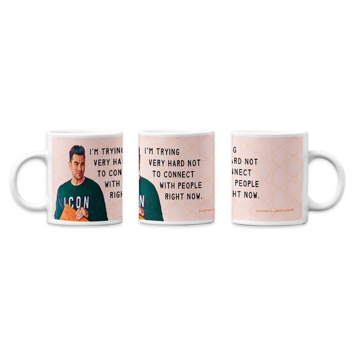 I'm Trying Very Hard... David Rose 11oz Mug - Schitt's Creek for wholesale by Lucky Mfg. Co.