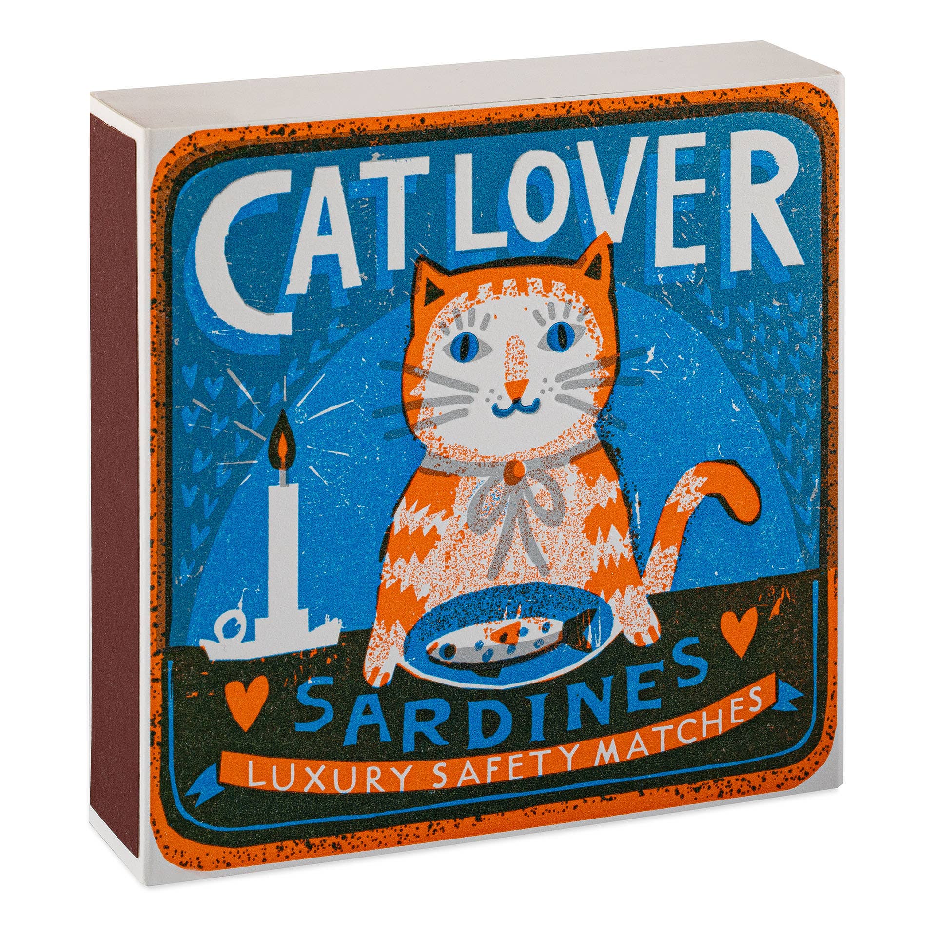 Archivist Gallery | United States - Vente Allumettes - Sardines pour amateurs de chats | Carré - Allumettes de sûreté1