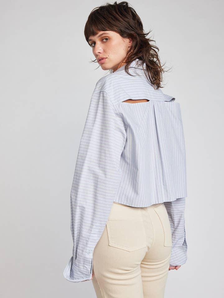 Elodie Crop Shirt for wholesale by Self Contrast