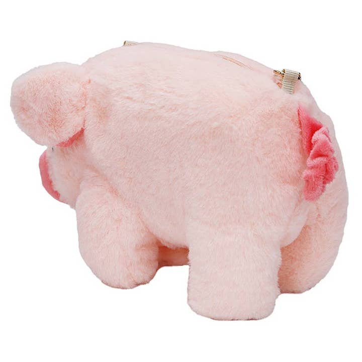 ASSORTED Chubby Piggy Fluffy Faux Fur Crossbody Purse Bag for wholesale on Faire3