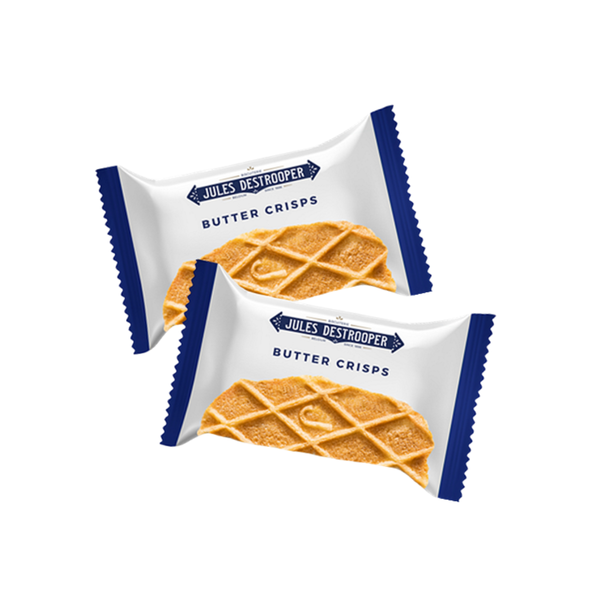 Daelmans Stroopwafels - Vente Biscuits - Lot de 4 sachets en aluminium Mini Butter Crisp Cookie (boîte de 72)1