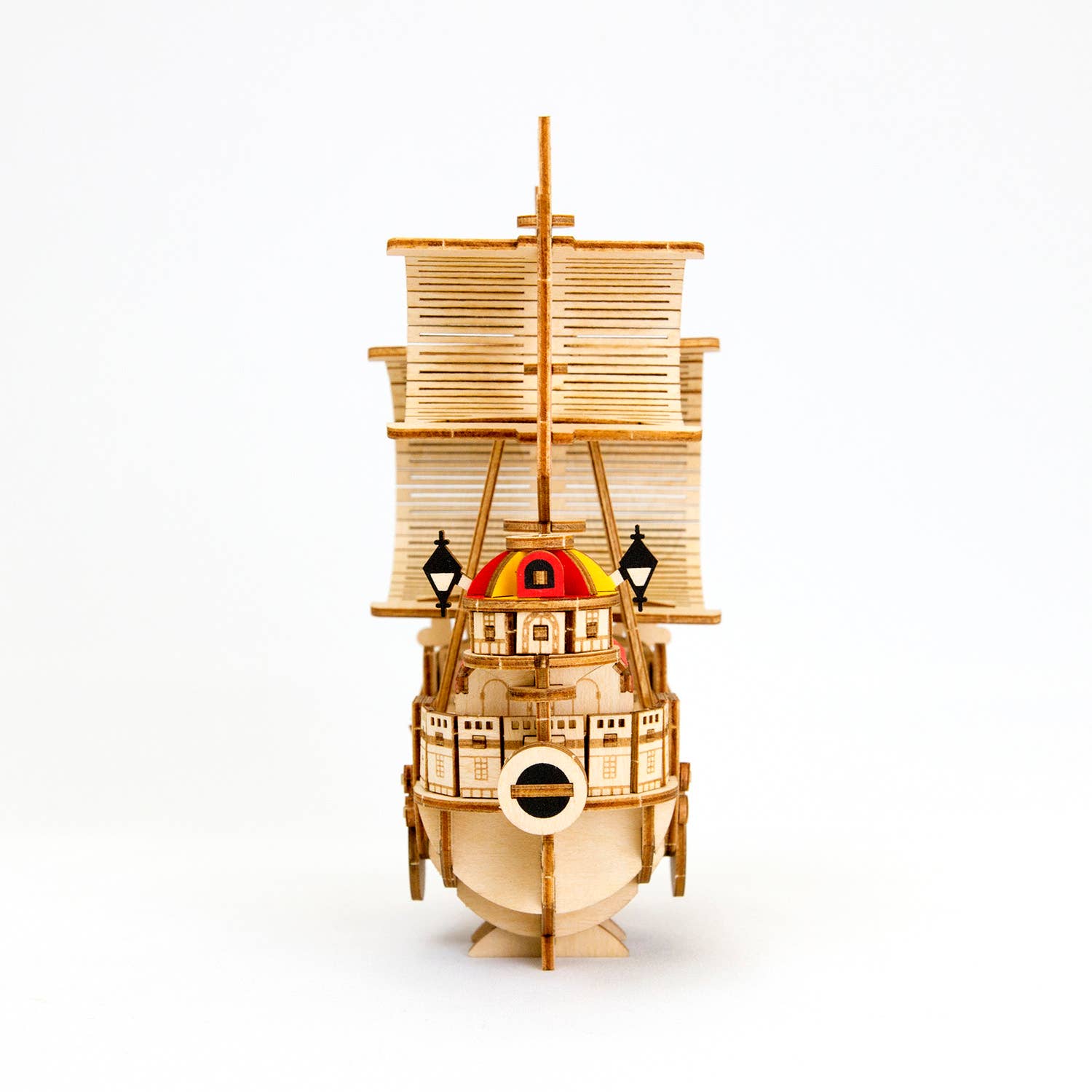 Magnote - Wholesale DIY Craft Kit - wa-gu-mi One Piece Thousand Sunny Ship Model Wooden 3D Puzzl9