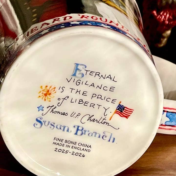 Susan Branch Studios - Wholesale Coffee Mug - 16 oz. 250th Anniversary Cup1