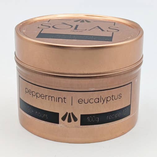 Vela Perfumada de Menta y Eucalipto en Lata de Viaje, 10cl para venta al por mayor de SÒLAS Home