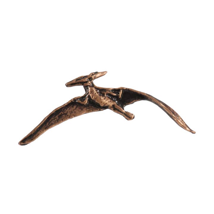 Creative Pewter Designs - Vente Broches - Broche épinglette dinosaure volant ptérodactyle en étain, A190