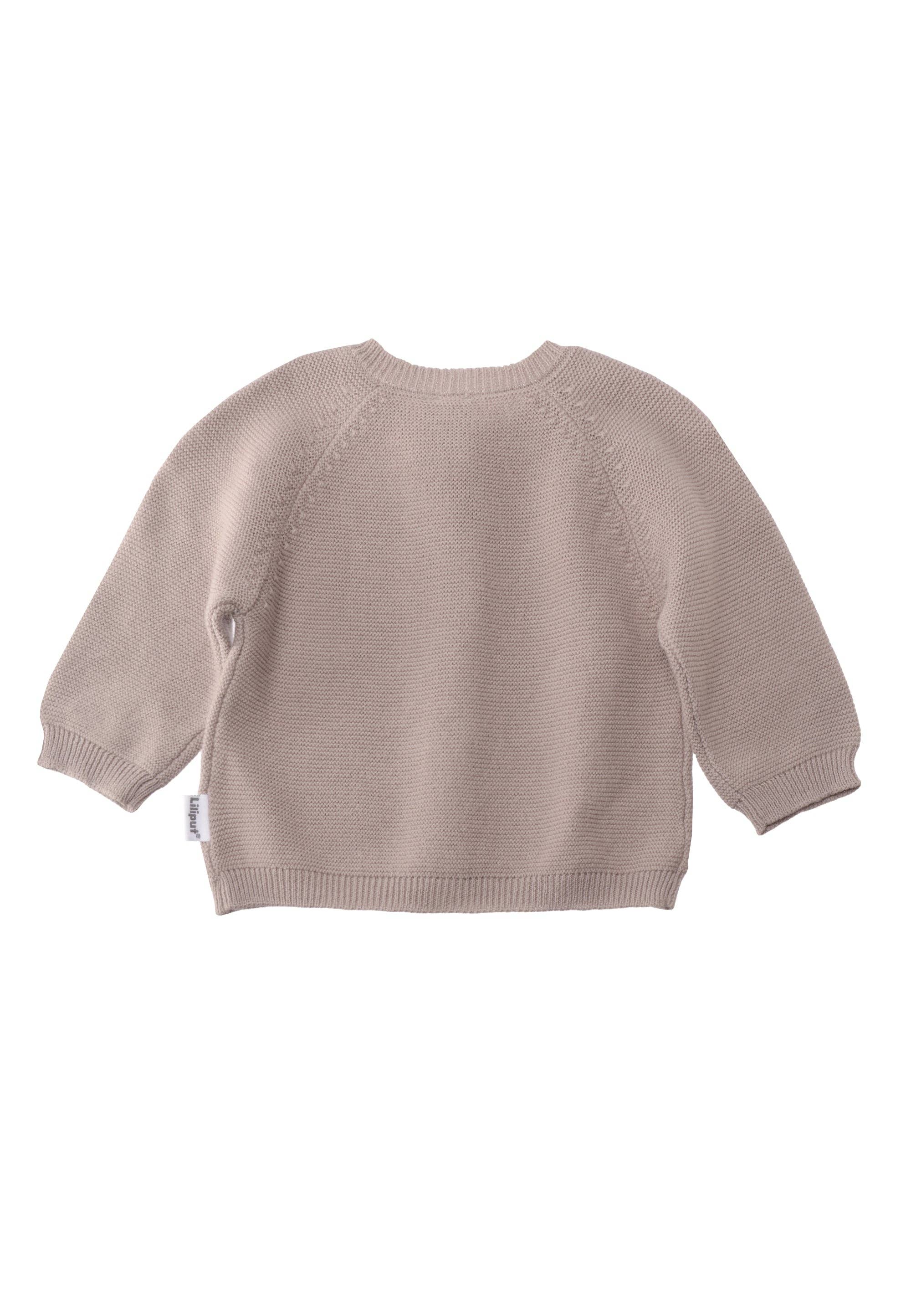 Liliput - Wholesale Cardigan - Baby - Cardigan with wooden buttons in taupe3