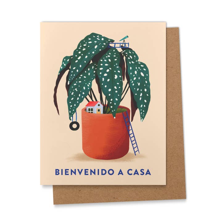 Ana Peake - Wholesale Everyday Greeting Card - Bienvenido a Casa Spanish Greeting Card