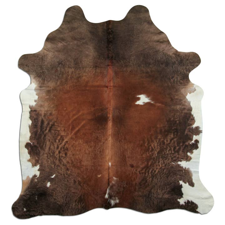 Kohud tæppe - L230 x B210 cm - brun hvid sort for engroshandel hos Livarto UG (haftungsbeschränkt)