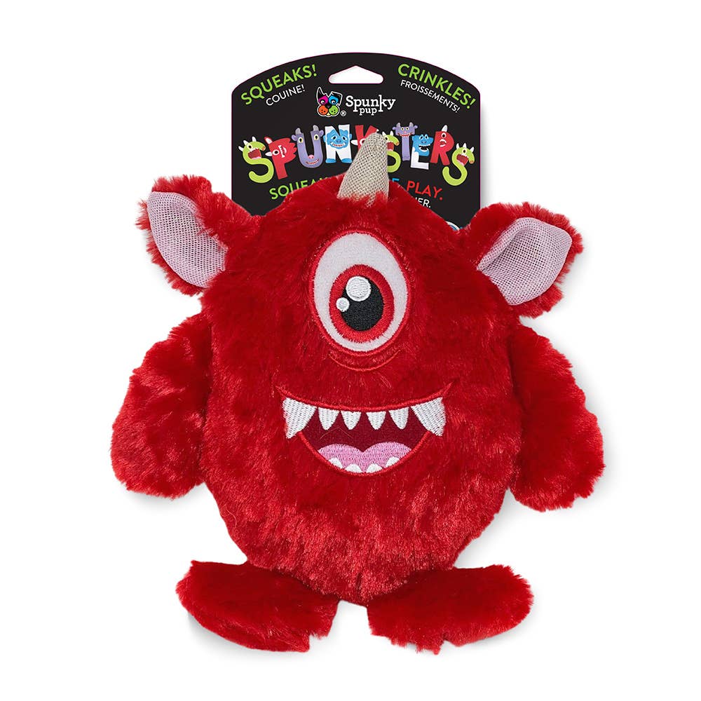 Spunky Pup - Wholesale Pet Squeaky Toy - Dog - Spunksters - Monster Plush with Squeaker1