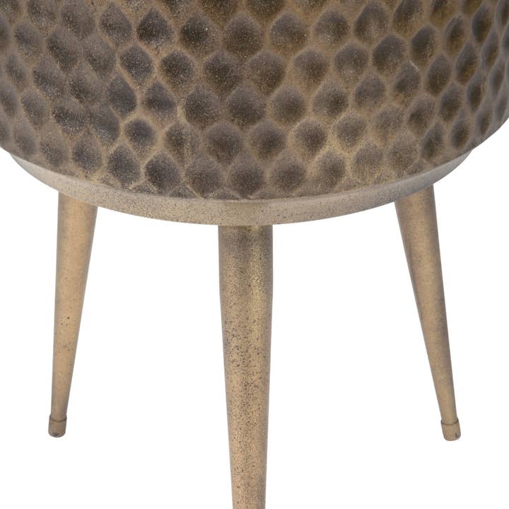 Tripar International - Wholesale Plant Pot Stand - Textured Metal Bins - Set of 35