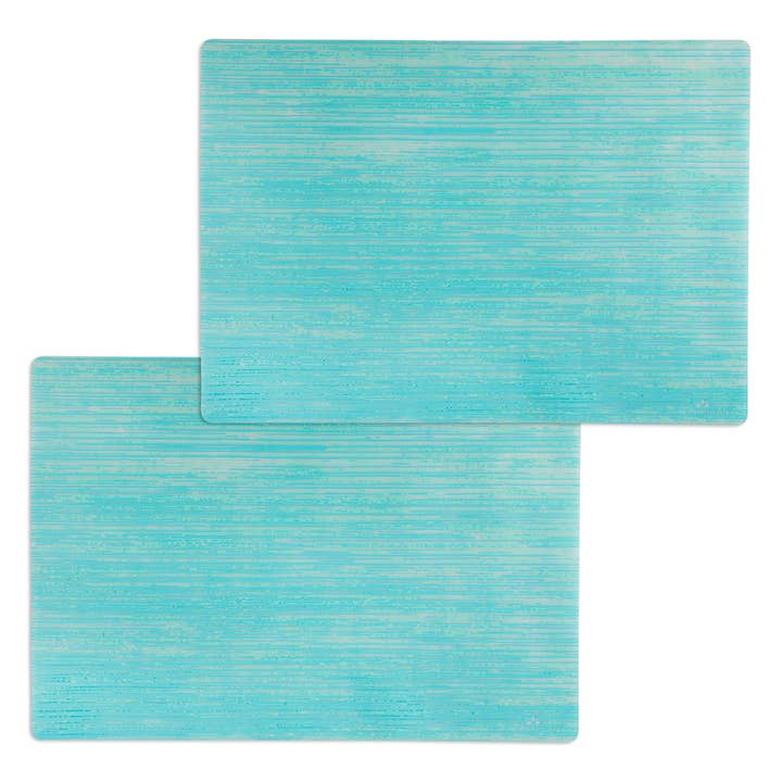 Rayures imprimées bleu sarcelle Malibu pour la vente par Brinware