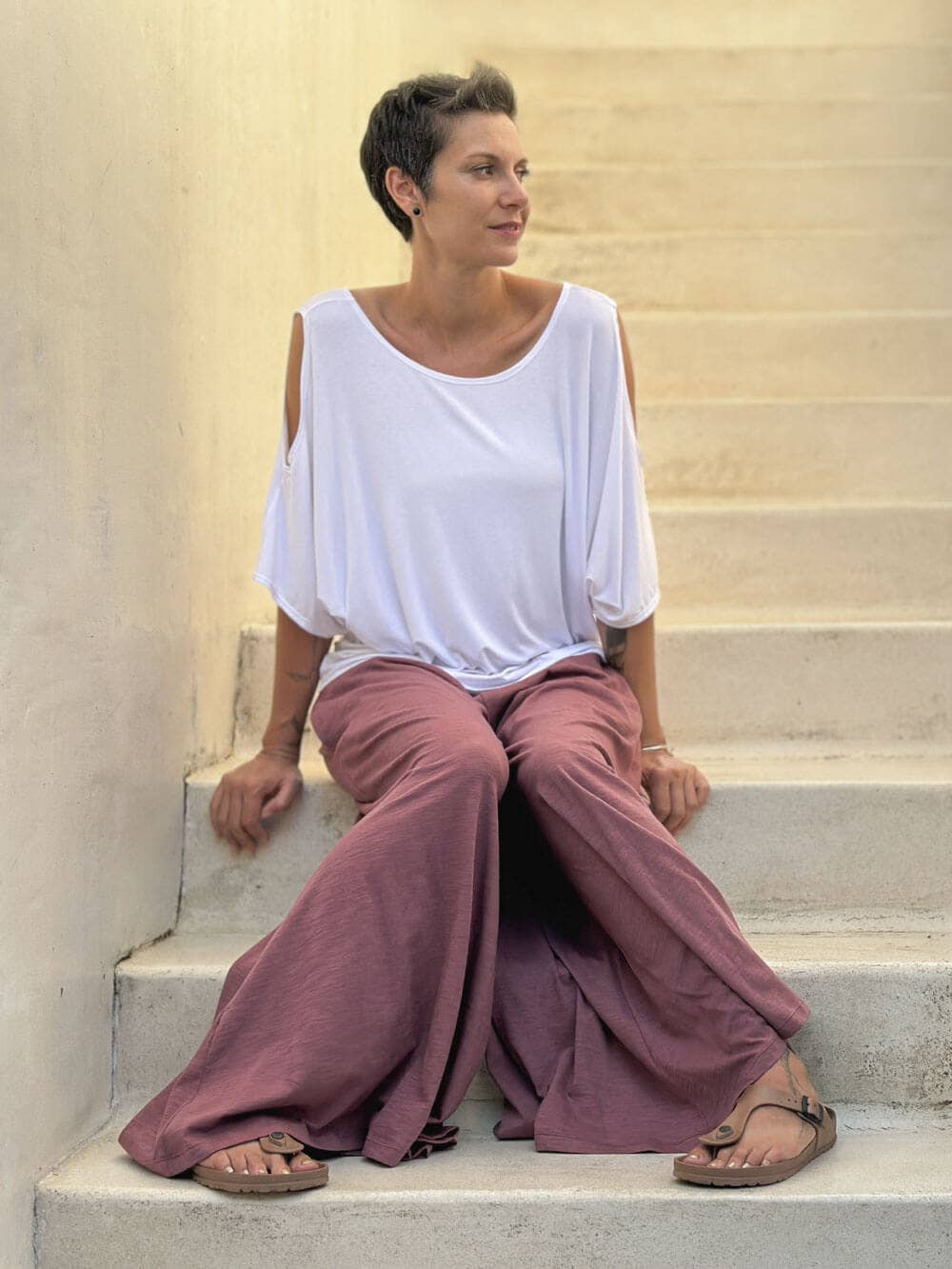 CARAUCCI - Wholesale Pants - Women's - Wide Leg Flow Pants16