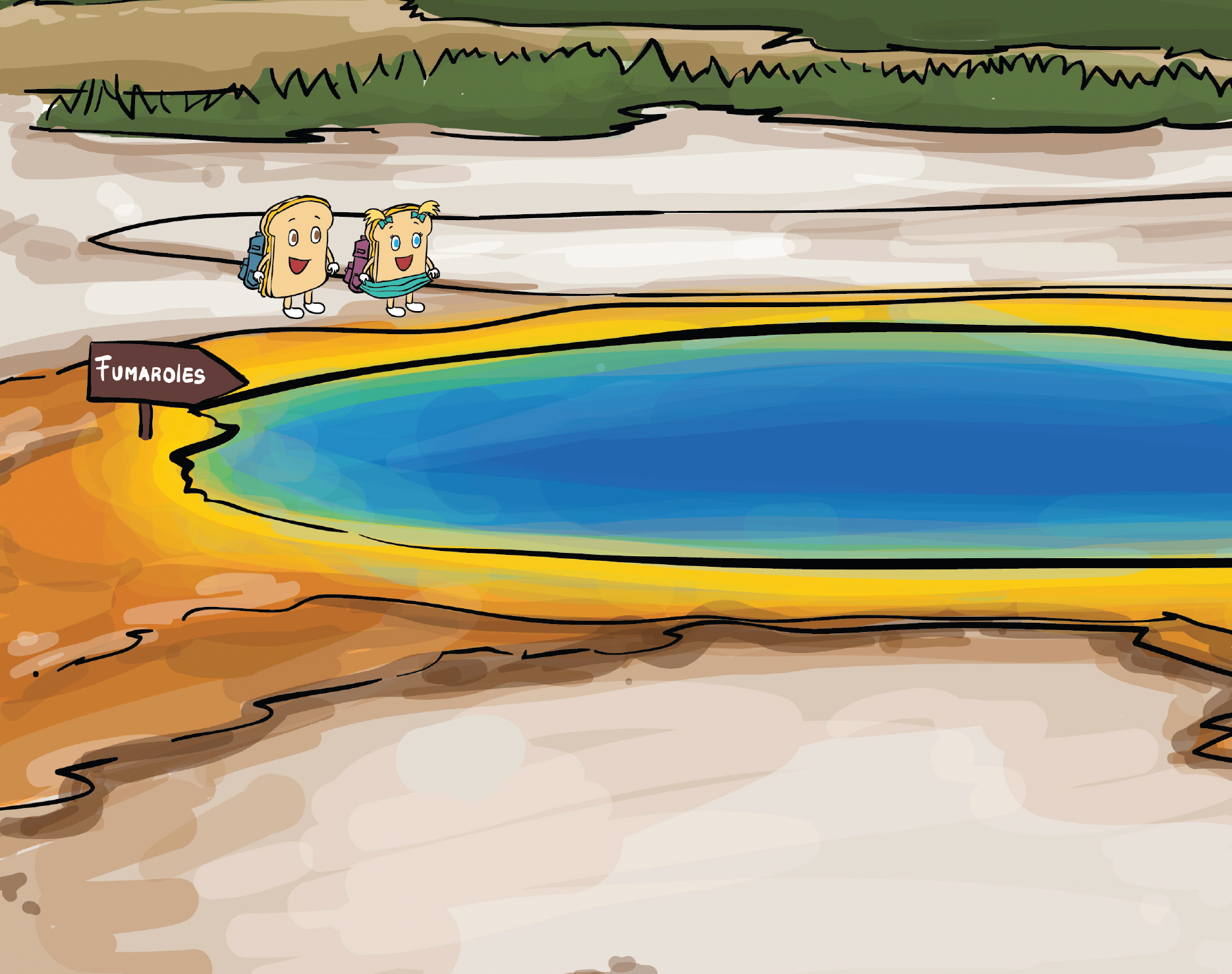 The Adventures of Susie & Johnny Grilled Cheese - Wholesale Early Reader Book (6-8) - Susie & Johnny Take A Spectacular National Park Adventure5