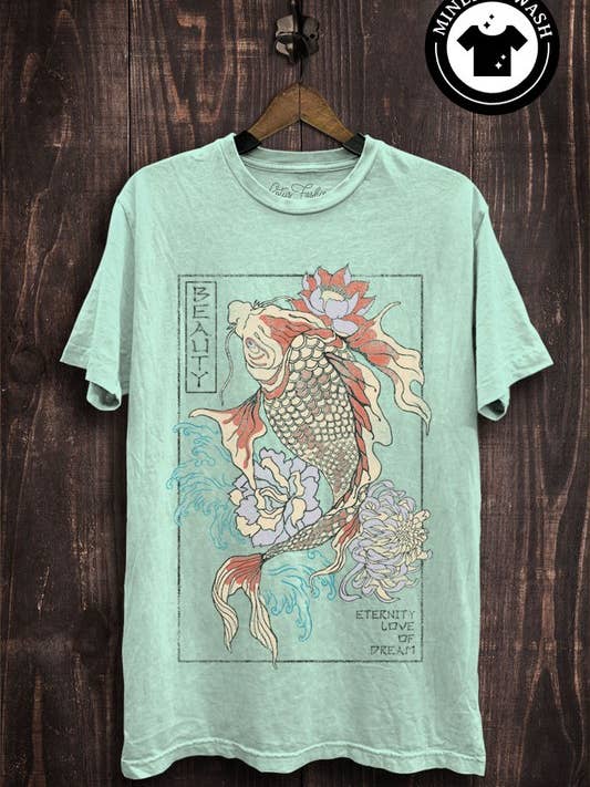 Top met print voor koivissen voor wholesale door Lotus Fashion Collection