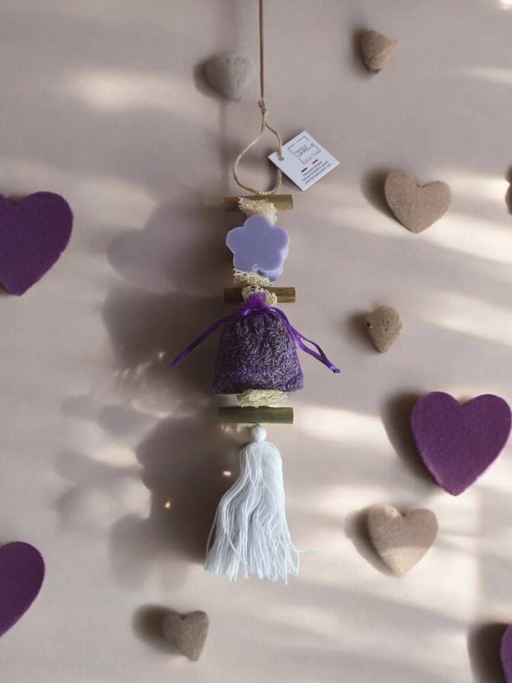 Fläta med lavendelpåse och lavendelblomma för wholesale av fabrique lomaelle