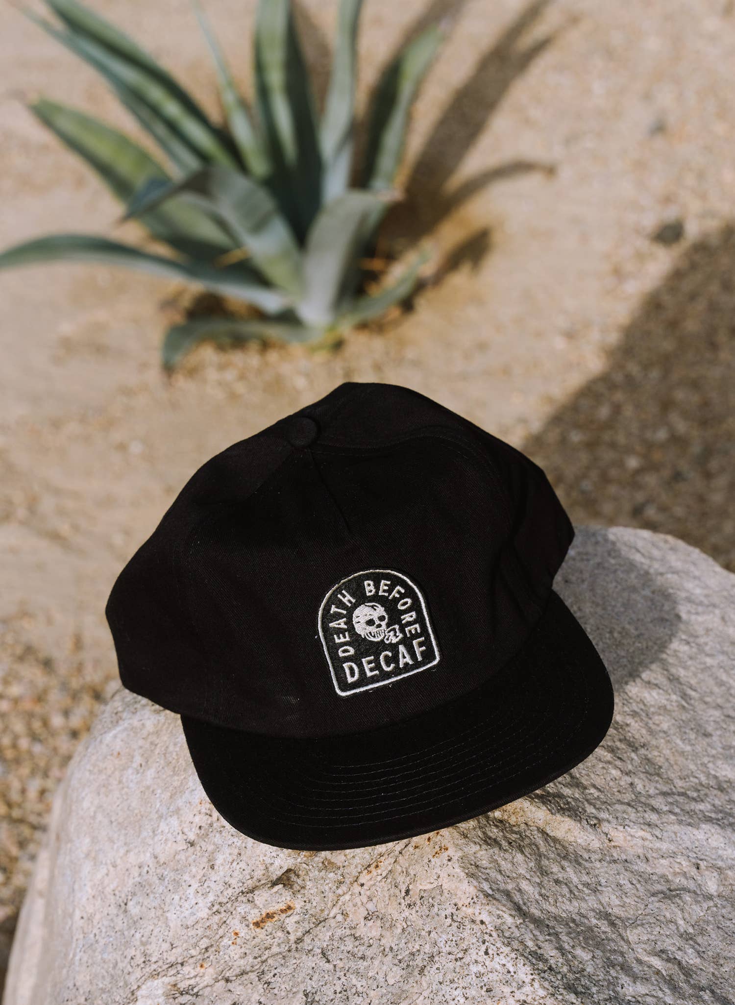 Pyknic - Wholesale Flat Brim Cap - Unisex - Death Before Decaf Hat8