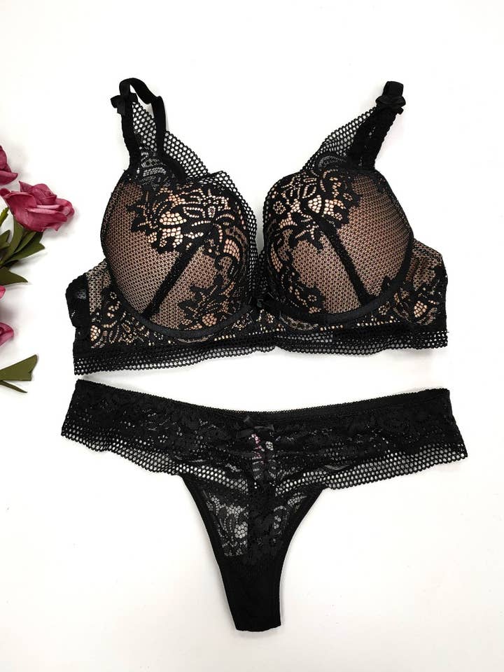 Bra Set + String Cup C/AZ17015 for wholesale by Belle Com'Elle