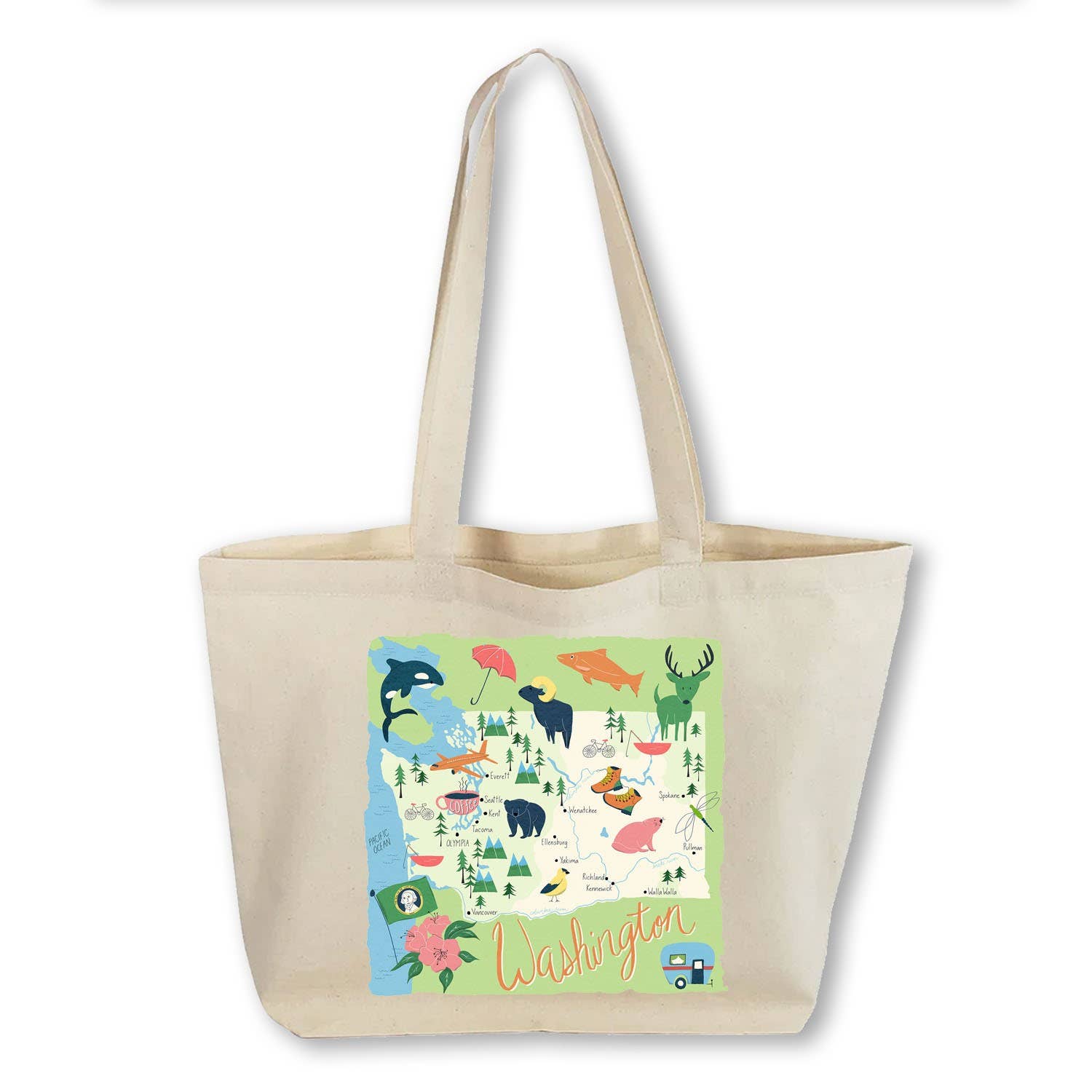 Works of Heart - Wholesale Tote Bag - Unisex - Home State Home: Canvas Totebag45
