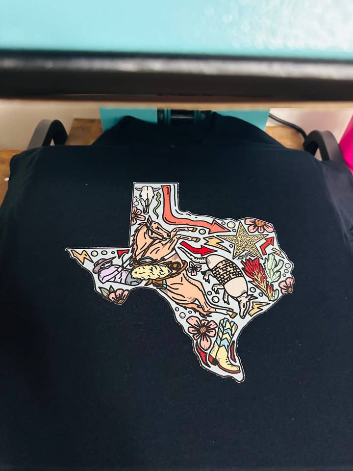 Texas HTV Transfer for wholesale by Spurs & Spades