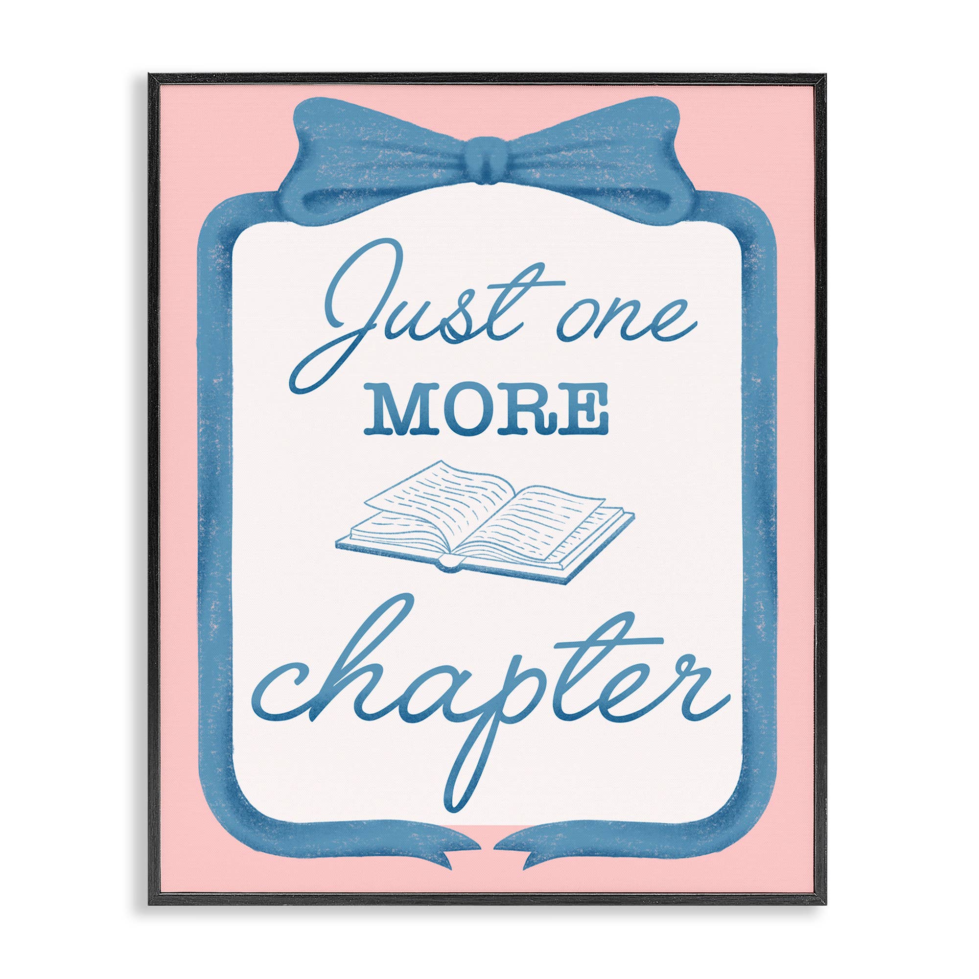 Stupell Industries - Wholesale Wall Sign - Chic Just One More Chapter - Framed Wall Art0