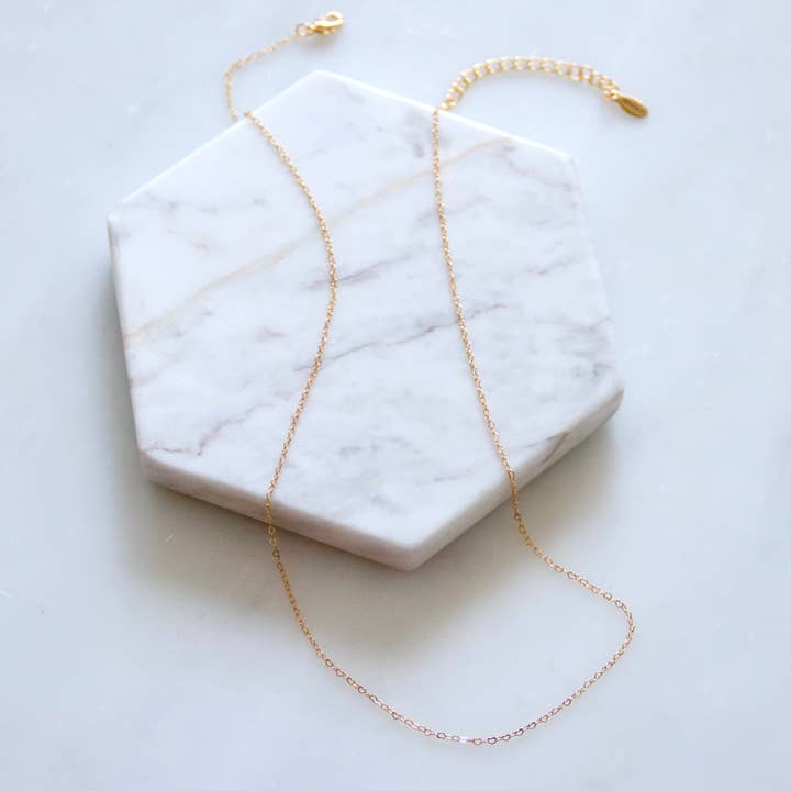 Heart Chain Necklace for wholesale by Mesa Blue