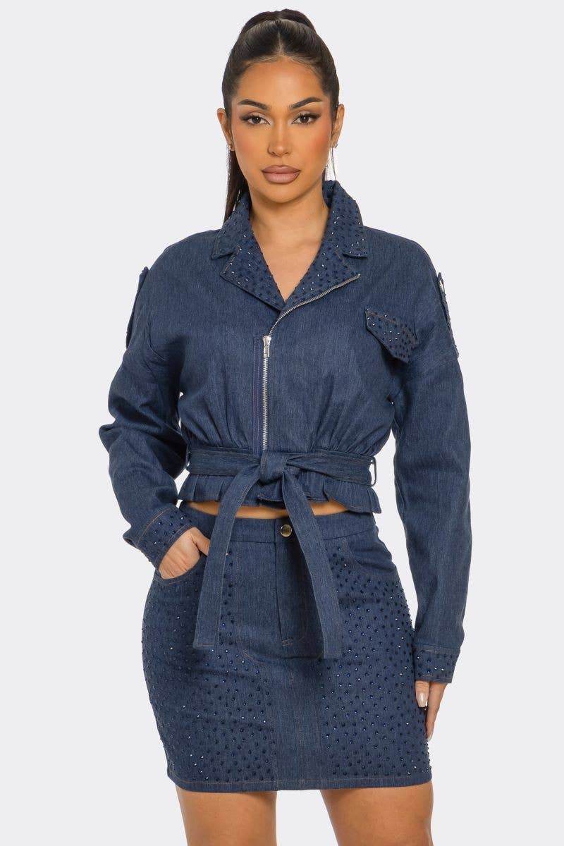 DENIM SKIRT SET for wholesale on Faire5