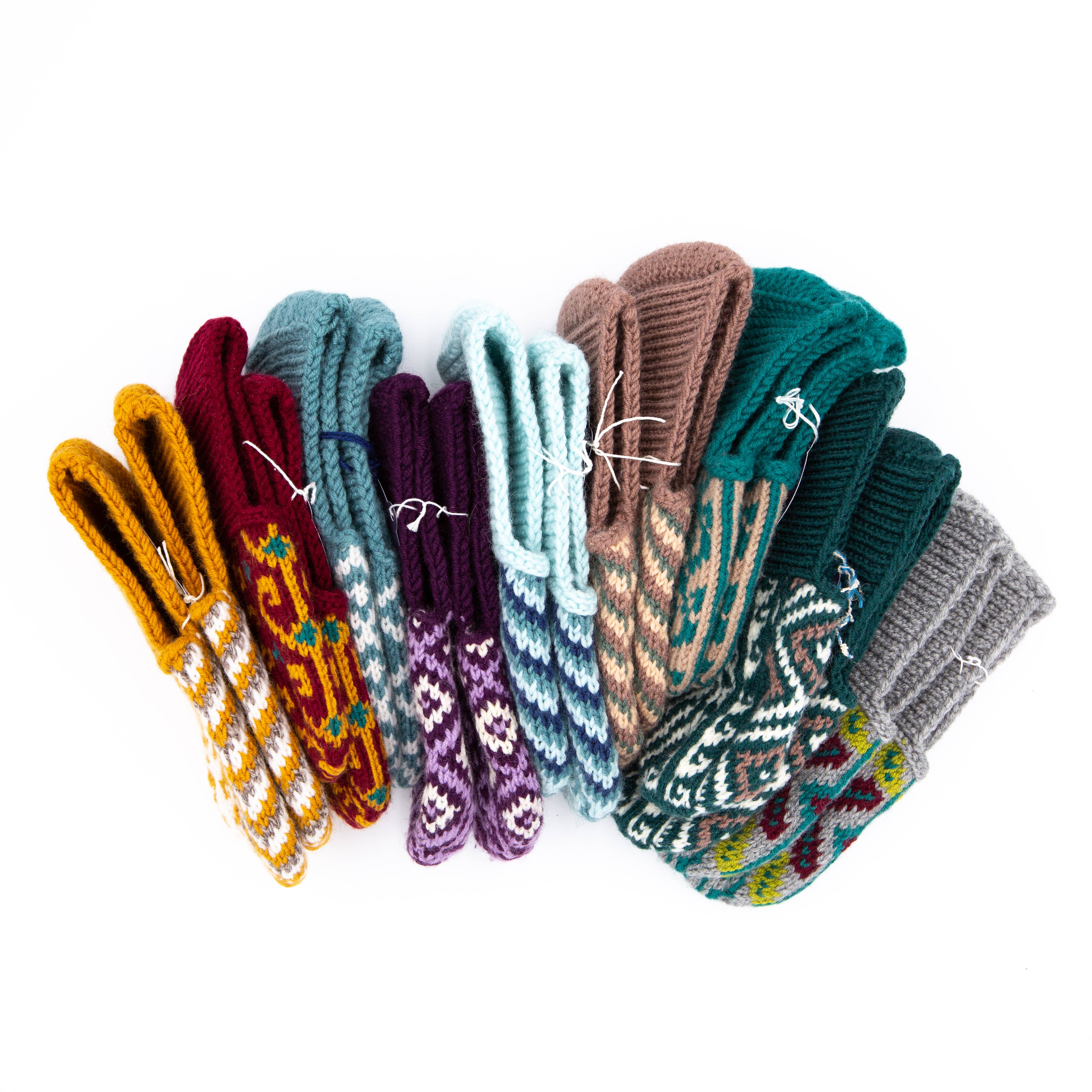 Azerbaijani Socks - Wholesale Sock Slippers - Women's - Adult Women's Slippers (no suede) : Set of 9 Variety Pack3