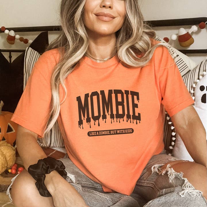 Trendznmore - Modern Graphic Apparel - Wholesale T-Shirt (Graphic) - Women's - Mombie Halloween Graphic T-Shirt6