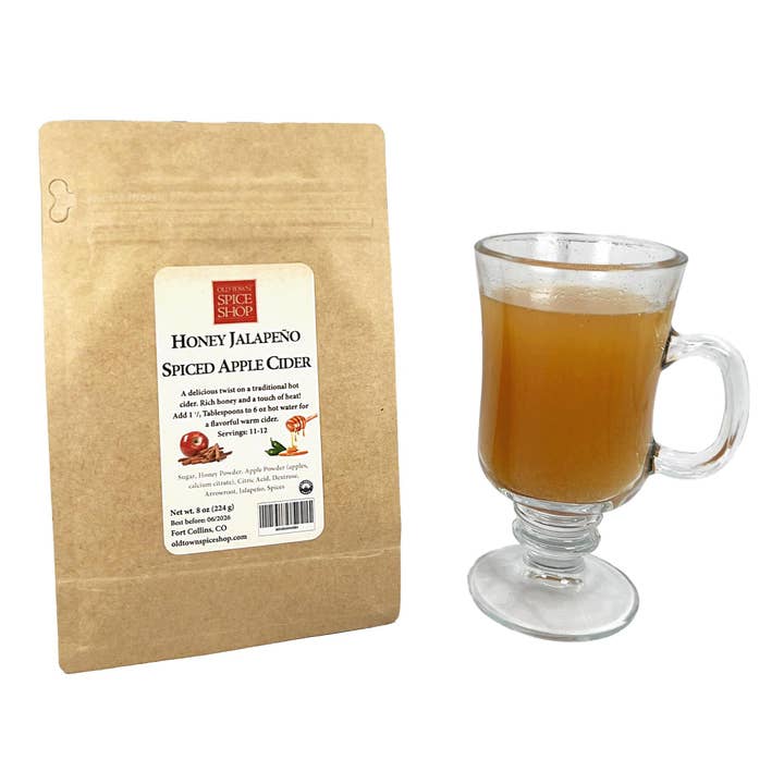 Honey Jalapeño Spiced Apple Cider, Hot Beverage Mix for wholesale by Old Town Spice Shop