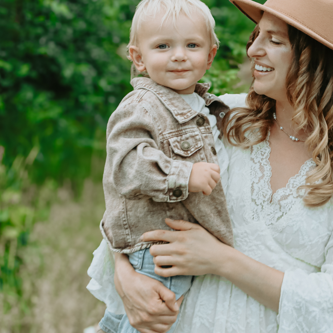 HAHA MAMA Clothing - Wholesale Denim Jacket - Kids - Brown Denim Jacket - Infant12