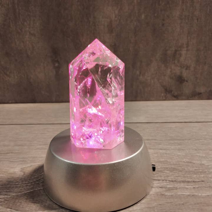 Keystone Crystals - Wholesale Spiritual Stone/Crystal - Light Stand 3 Color LED