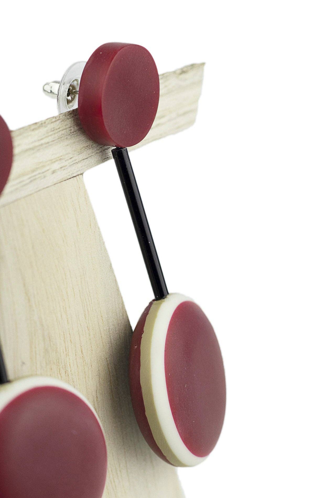 NOA ECCO - Vendita all'ingrosso Orecchini pendenti - Orecchini lunghi a due pezzi in resina1