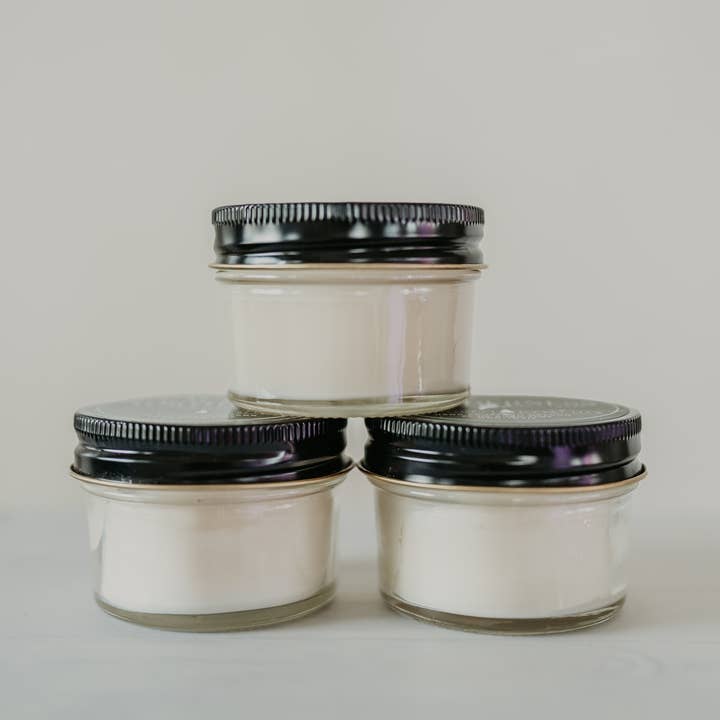 Woodsy Wicks - Wholesale Jar/Filled Candle - Campfire Marshmallow Candle - 100% Soy Wax - Nontoxic