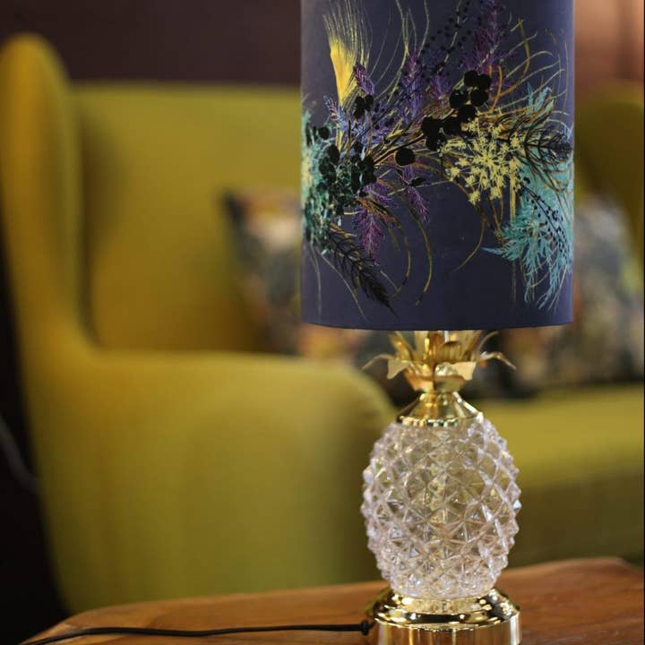 Gillian Arnold - Wholesale Lamp Shade - Galene's Whisper | Dark Print Lampshade | Ambient Mood Light1