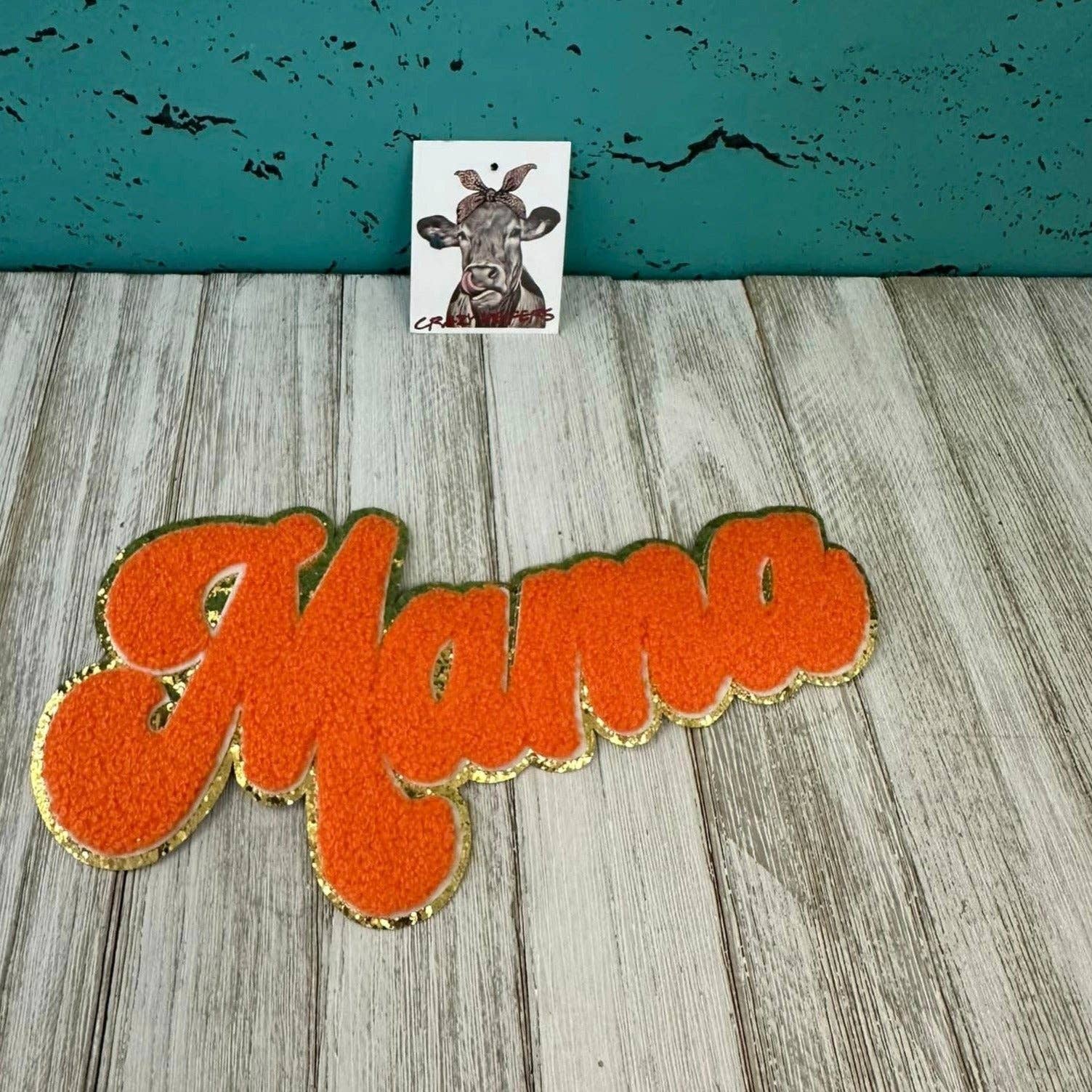 Crazy Heifers Wholesale - Wholesale Patch - Chenille MAMA & WEEKEND Patch-Iron on-NEW COLORS10