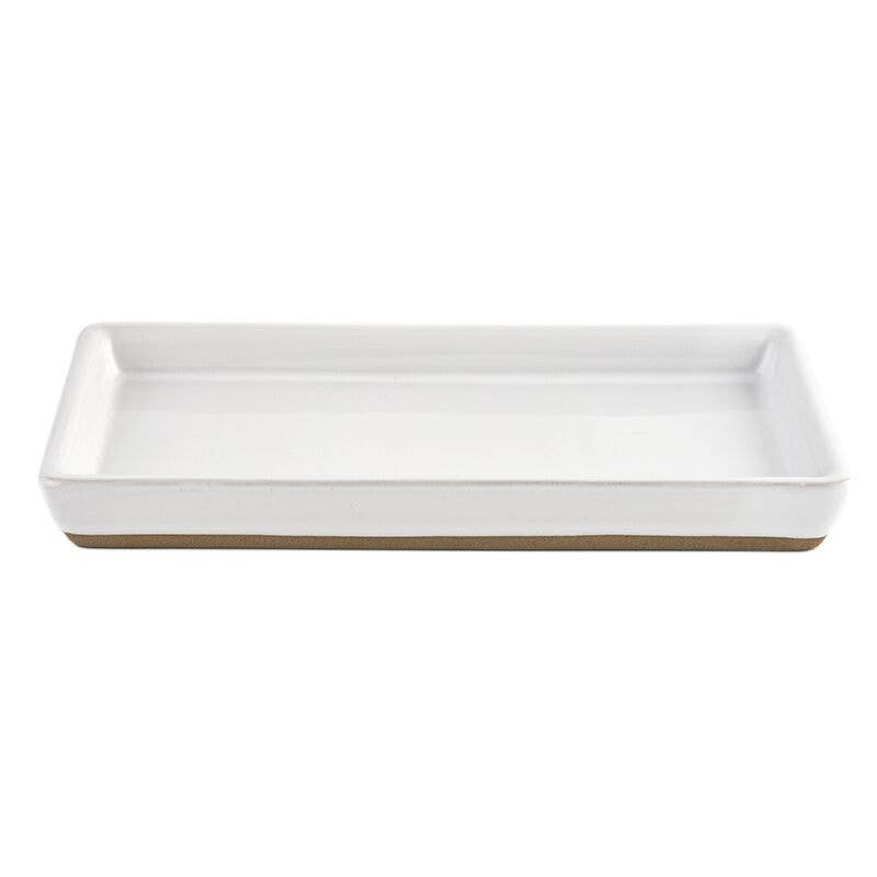 Sweet Water Decor – wholesale Decorative tray – White Stoneware Tray - Home Decor & Gifts2