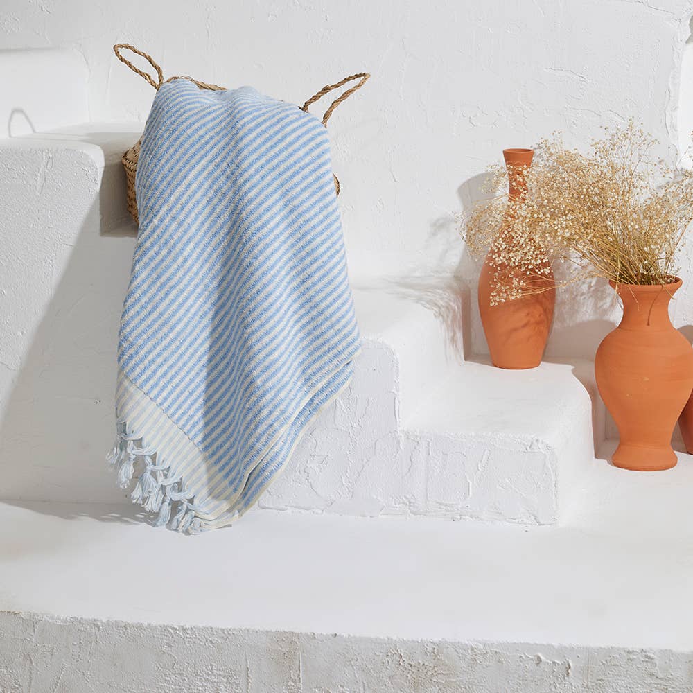 Kikoya - Wholesale Bath Towel - Stripe Handloom Bath Turkish Towels Vintage Bohemian Look6