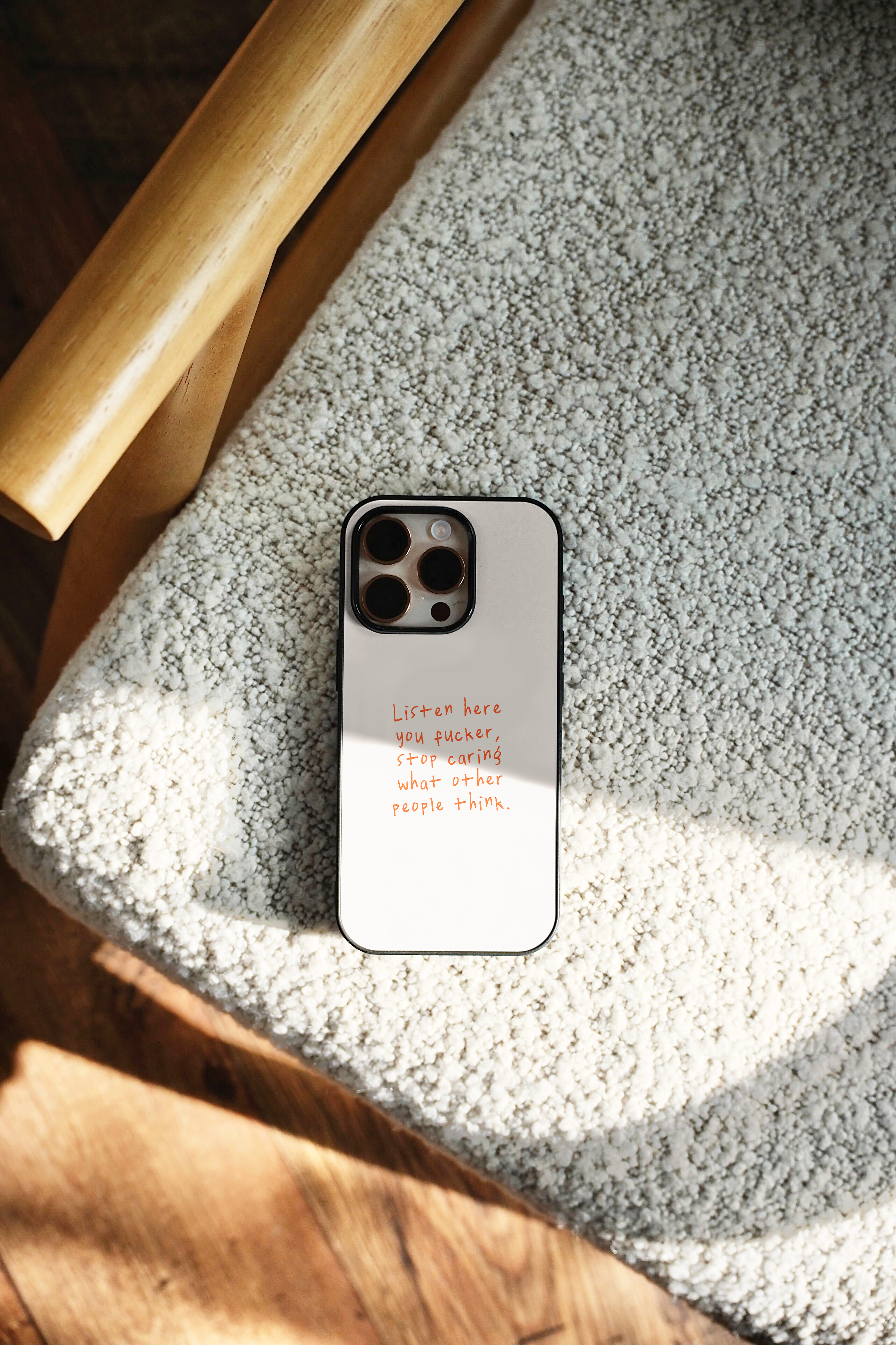 Wisdom and Wonder Designs – wholesale Phone case – Women’s – Listen Here You Fucker | Phone Case1