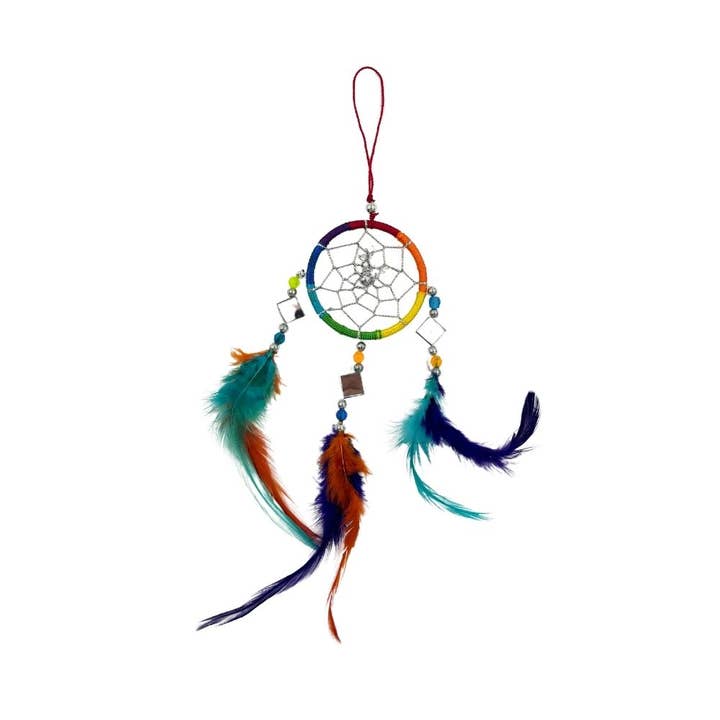 Earths Elements Wholesale - Wholesale Retailer Sample - Home Decor - Dreamcatcher - Multicolor, Small