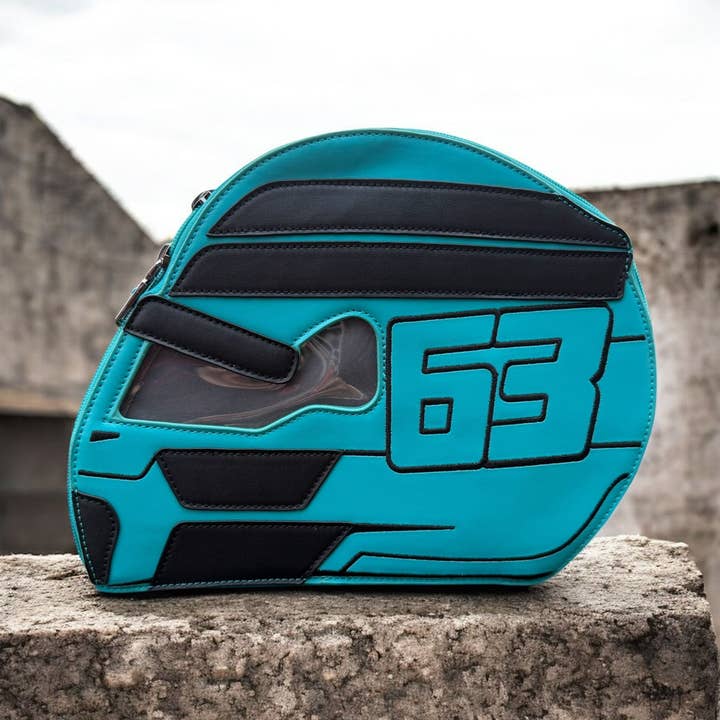 PRÉCOMMANDE Sac / Sac à dos George Russell Ita Helmet pour la vente par FuchsiaPinks