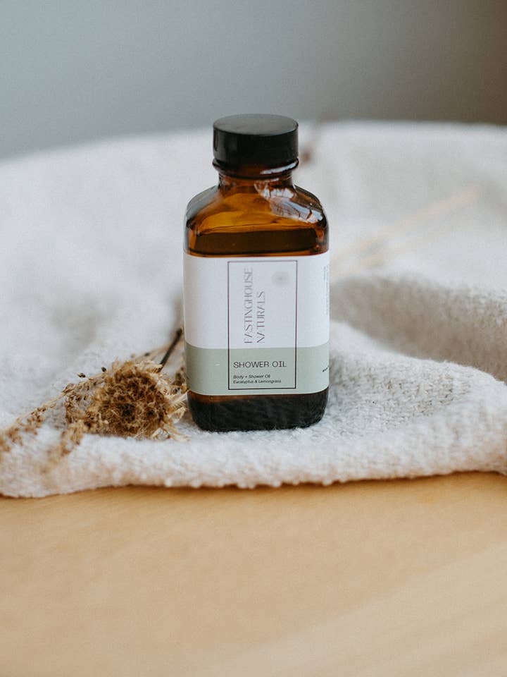Shower Oil | Lemongrass+Eucalyptus for wholesale by FastingHouse