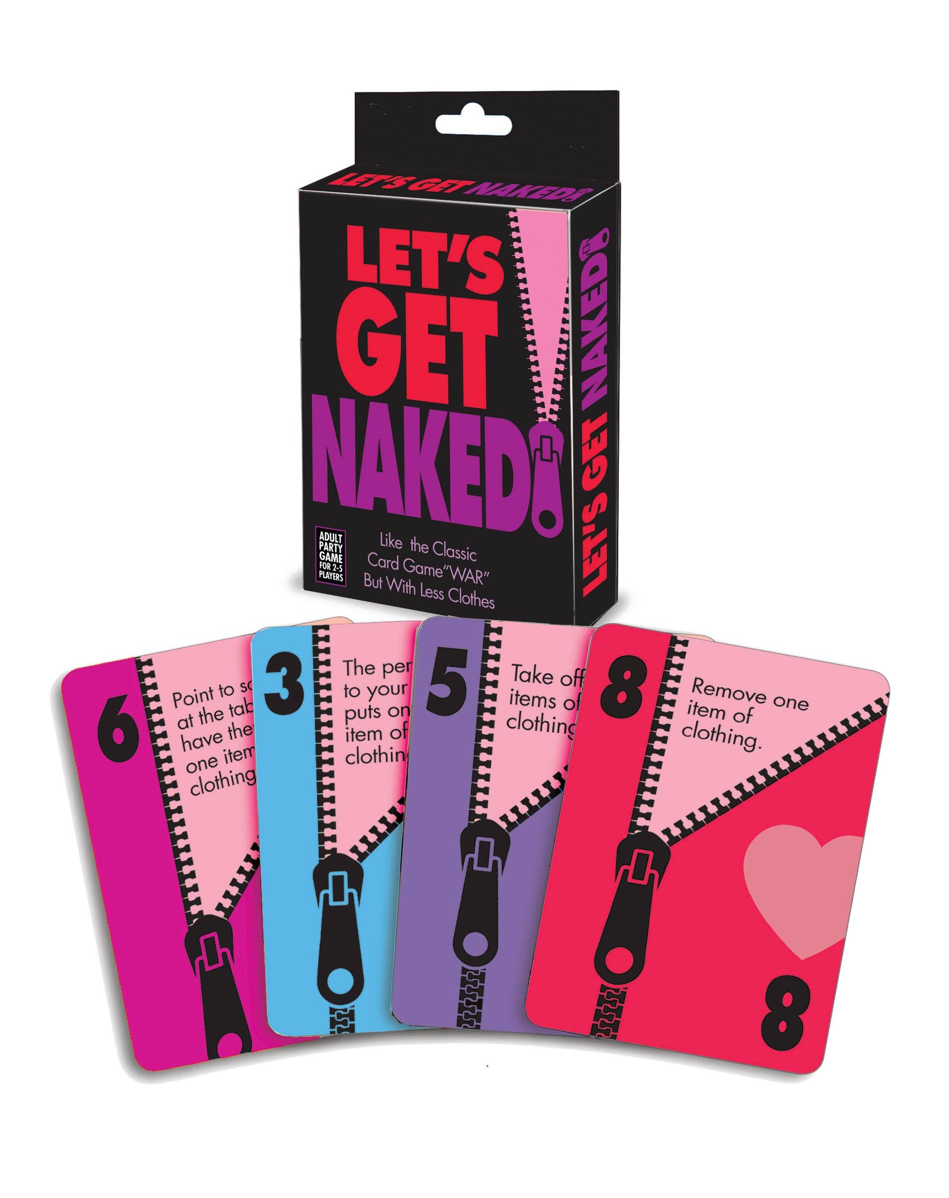 Little Genie Productions – Jogo de cartas por atacado – Let's Get Naked - Jogo de cartas estilo stripping para adultos1