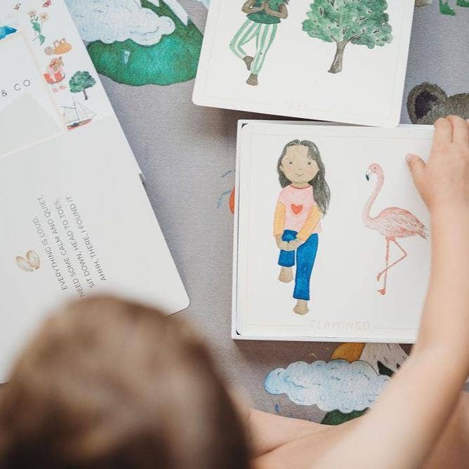 Mindful and Co Kids - Vendita all'ingrosso Carte didattiche - Bambini e neonati - Carte Yoga Flash12