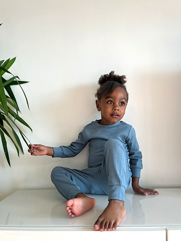 Ribbed Set | Teal for wholesale on Faire1