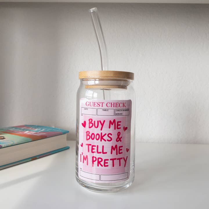 Be Bold Stay Bold – wholesale Dricksglas och koppar – Bokälskande Glasmugg – "Köp Böcker åt Mig & Säg att Jag är Snygg"0