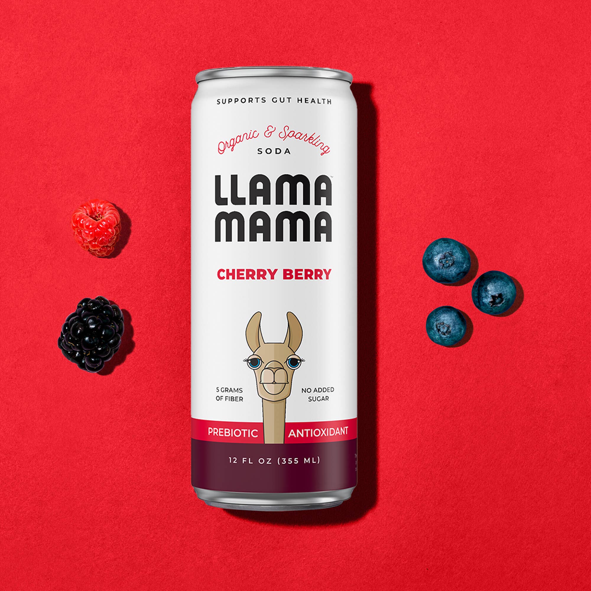 Llama Mama - Wholesale Soda/Carbonated Drink - Cherry Berry