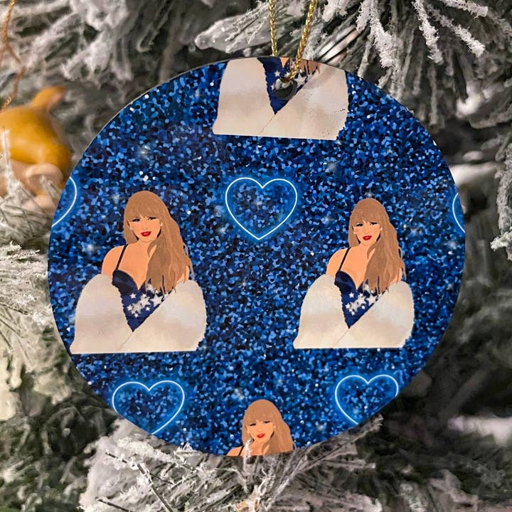 Adorno de Navidad Taylor Swift para venta al por mayor de The Detailed Diva